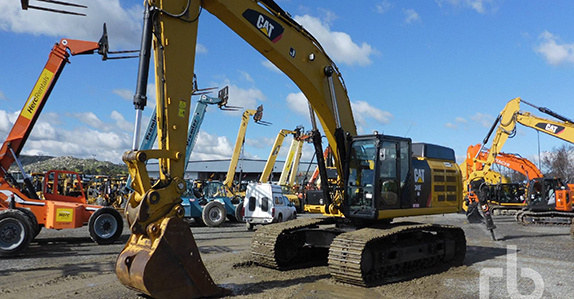 2013 Caterpillar 349EL hydraulic excavator sold at Ritchie Bros. auction 2013 Caterpillar 349EL hydraulic excavator sold at Ritchie Bros. auction